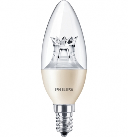 Philips 929001140408 Лампа MAS LEDcandle DT 6-40W E14 B38 CL
