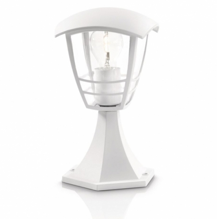 Philips Creek pedestal white 1x60W 153823116