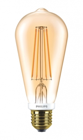 Philips 871869657485000 Лампа LEDClassic 7-60W ST64E27 2000KGOLD