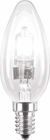 Philips 46640700 Halogen Classic Candle B35 - High voltage halogen lamp - Метка энергоэффективности (EEL): D - Коррелированная цветовая температура (ном.): 2800 K