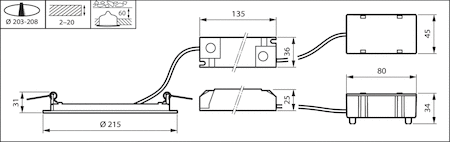 Philips 33949899 Теплый белый 830 - Power supply unit - Класс безопасности II