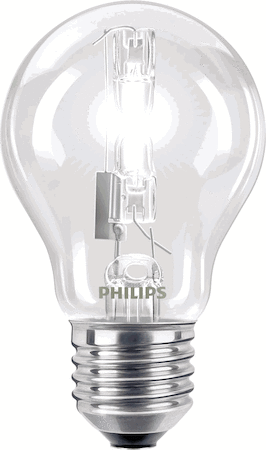 Philips 25225506 Версия А-образной формы Halogen Classic A-shape - High voltage halogen lamp - Метка энергоэффективности (EEL): D