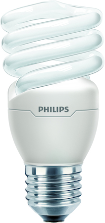 Philips 66292100 Tornado T2 - Compact fluorescent lamp with integrated ballast - Метка энергоэффективности (EEL): A - Коррелированная цветовая температура (ном.): 2700