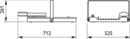 Philips 40735300 New Highbay - Нейтральный белый 840 - Power supply unit with DALI interface - Medium beam - Silver - Цвет: Silver - Соединение: Соединительный зажим