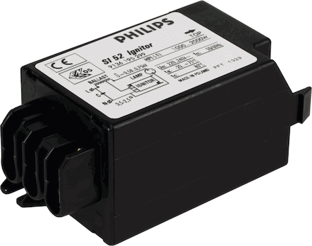Philips 91554230 Starter for lighting - ИЗУ для разрядных ламп для схем последовательного подключения - Тип лампы: HPI - Количество ламп: 1