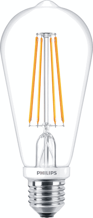 Philips 57487400 Филаментные светодиодные лампы серии Classic - LED-lamp/Multi-LED - Метка энергоэффективности (EEL): A++ - Коррелированная цветовая температура