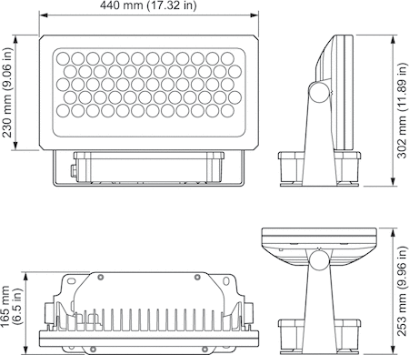 Philips 37516400 LED High Brightness - Medium beam angle 30º (30) - Цвет: Dark gray