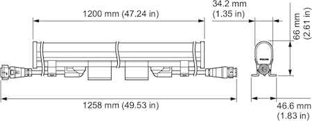 Philips 64885799 Ethernet - Цвет: Dark gray - Длина: 1200 mm