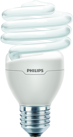 Philips 66300300 Tornado T2 - Compact fluorescent lamp with integrated ballast - Метка энергоэффективности (EEL): A - Коррелированная цветовая температура (ном.): 2700