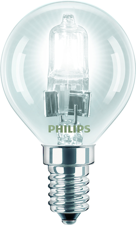 Philips 46628500 Halogen Classic P45 - High voltage halogen lamp - Метка энергоэффективности (EEL): D - Коррелированная цветовая температура (ном.): 2800 K