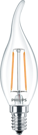 Philips 57429400 Филаментные светодиодные лампы серии Classic - LED-lamp/Multi-LED - Метка энергоэффективности (EEL): A++ - Коррелированная цветовая температура