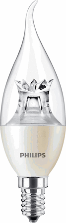 Philips 45354400 MASTER LEDcandle - LED-lamp/Multi-LED - Метка энергоэффективности (EEL): A+ - Коррелированная цветовая температура (ном.): 2200-2700 K
