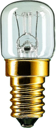 Philips 46658200 Appliance Oven Tubular - Incandescent lamp tube-shaped - Метка энергоэффективности (EEL): E - Коррелированная цветовая температура (ном.): 2700 K
