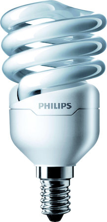 Philips 66286000 Tornado T2 - Compact fluorescent lamp with integrated ballast - Метка энергоэффективности (EEL): A - Коррелированная цветовая температура (ном.): 2700