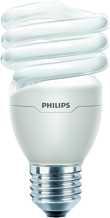 Philips 66296900 Tornado T2 - Compact fluorescent lamp with integrated ballast - Метка энергоэффективности (EEL): A - Коррелированная цветовая температура (ном.): 2700