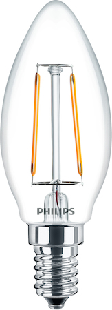 Philips 57427000 Филаментные светодиодные лампы серии Classic - LED-lamp/Multi-LED - Метка энергоэффективности (EEL): A++ - Коррелированная цветовая температура