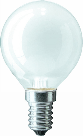 Philips 01197850 Standard Lustre P45 frosted - Sphere-shaped incandescent lamp - Метка энергоэффективности (EEL): E