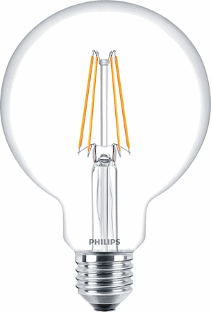 Philips 57435500 Филаментные светодиодные лампы серии Classic - LED-lamp/Multi-LED - Метка энергоэффективности (EEL): A++ - Коррелированная цветовая температура