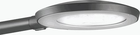 Philips 61396200 CitySoul gen2 Mini - LED GreenLine 10500 lm - Distribution medium - Flat glass - Цвет: Gray - Соединение: -