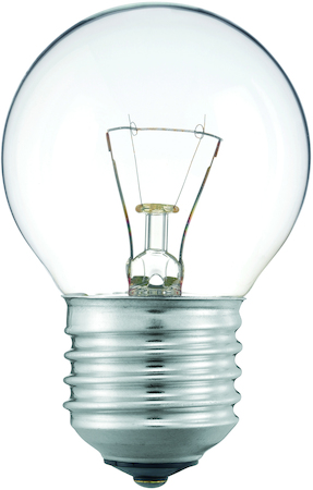 Philips 06702950 Standard Lustre P45 clear - Sphere-shaped incandescent lamp - Метка энергоэффективности (EEL): E