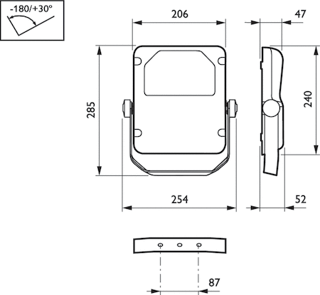 Philips 30635300 40 pcs - LED module 4200 lm - Цвет: Aluminum and gray - Соединение: Внешний разъем