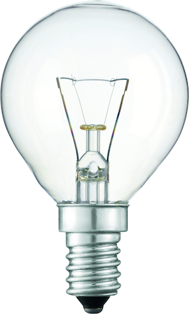 Philips 06699250 Standard Lustre P45 clear - Sphere-shaped incandescent lamp - Метка энергоэффективности (EEL): E