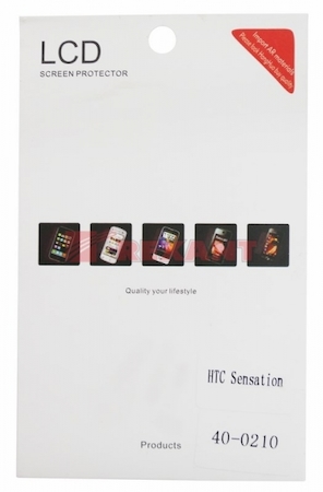 REXANT 40-0210 Пленка защитная глянцевая на телефоны с диагональю 4.7' дюймов (HTC Sensation)