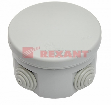 REXANT 28-3002 Коробка распаячная для о/п 80х50