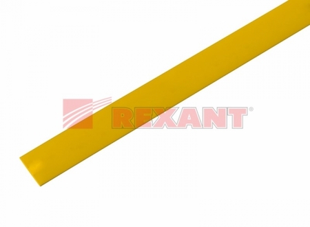 21-3002 Термоусадка  13,0 / 6,5 мм, желтая (упак. 50 шт. по 1 м)  REXANT