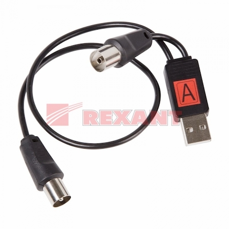 34-0450 Усилитель TV сигнала с питанием от USB (модель RX-450)  REXANT