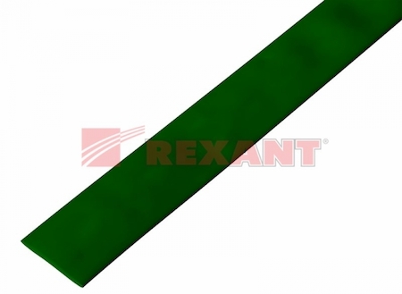 23-0003 Термоусадка  30,0 / 15,0 мм, зеленая (упак. 10 шт. по 1 м)  REXANT