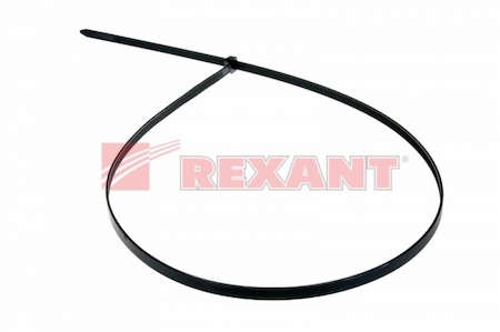 07-0901 Стяжкa нейлоновая 920 x 9,0 мм, черная (упак. 100 шт)  REXANT