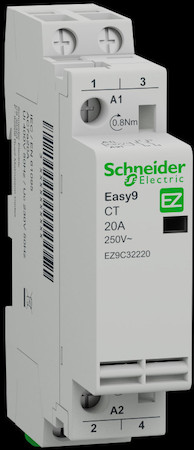 Schneider Electric EZ9C32220 МОД. КОНТАКТОР EASY9 CT 20A 2НО 230/250В АС 50ГЦ