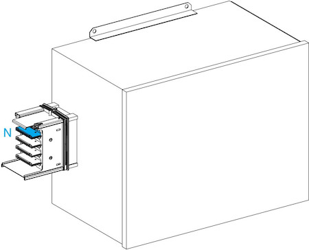 Schneider Electric KSC800ABD4 СЕКЦИЯ ВВОДНАЯ КОНЦЕВАЯ СПРАВА 800А