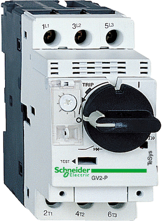 Schneider Electric GV2P10 АВТОМАТИЧЕСКИЙ ВЫКЛЮЧАТЕЛЬ С КОМБИНИРОВАННЫМ РАСЦЕПИТЕЛЕМ 4-6,3А