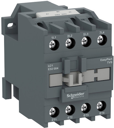 Schneider Electric LC1E38008V7 КОНТАКТОР TVS 4P(2НО+2НЗ) 50А AC1 400В 50/60ГЦ
