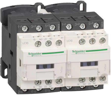 Schneider Electric LC2D096B7 РЕВЕРСИВНЫЙ КОНТАКТОР 3Р 9А НО+НЗ 24В АС КОЛЬЦЕВОЙ НАКОНЕЧНИК