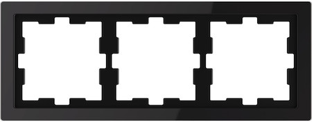 Schneider Electric MTN4030-6503 MERTEN D-Life РАМКА 3-постовая, ЧЕР. ОНИКС