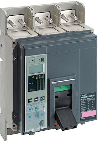 Schneider Electric 34420 Автоматический выключатель ComPact NS630bN, 50 kA при 415 В пер.тока, расцепитель MicroLogic 5.0E, 630A, стацион.,3П3Т