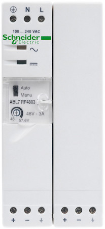 Schneider Electric ABL7RP4803 БЛОК ПИТАНИЯ ОПТИМАЛЬНОЙ СЕРИИ 48В 3A