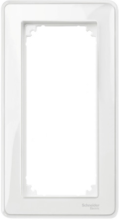 Schneider Electric MTN4025-3500 MERTEN M-CREATIV РАМКА 2 поста б/перегородки. ПРОЗРАЧНЫЙ, SM