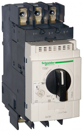 Schneider Electric GV3P656 GV3 АВТ. ВЫКЛ С КОМБ. РАСЦЕП 65 A С ЗАЖИМАМИ ПОД КОЛЬЦЕВОЙ НАКОНЕЧНИК