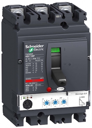 Schneider Electric LV429770 3П3Т АВТ. ВЫКЛ. MICR. 2.2 100A NSX100F
