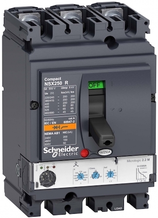 Schneider Electric LV433276 3П3Т АВТОМАТИЧЕСКИЙ ВЫКЛЮЧАТЕЛЬ NSX100R MR 2.2M 100A