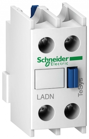 Schneider Electric LADN206 ДОПОЛНИТЕЛЬНЫЙ КОНТАКТНЫЙ БЛОК 2НО ФРОНТ МОНТАЖ КРЕПЛЕНИЕ С ПОМ КАБ СНАКОНЕЧ