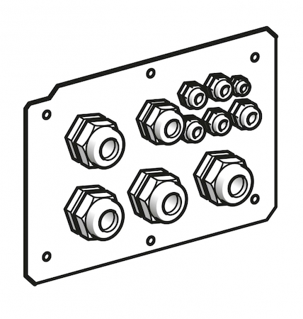 Schneider Electric VW3A9906 Крышка сальника ATV61/71 IP54 Размер F Класс A