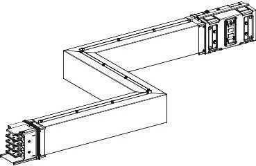 Schneider Electric KSA400DZCG4A Z-ОБРАЗНАЯ УГЛОВАЯ СЕКЦИЯ НА ЗАКАЗ 400А