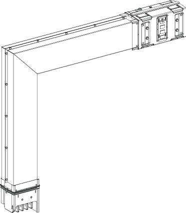 Schneider Electric KSA630DLF4A СЕКЦИЯ УГЛОВАЯ ВЕРТИК. НА ЗАКАЗ 630А