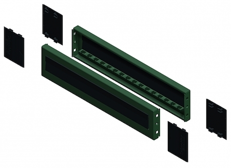 Schneider Electric NSYSPB8100 2 БОКОВЫЕ ПАНЕЛИ ЦОКОЛЯ С ЩЕТКОЙ 800x100