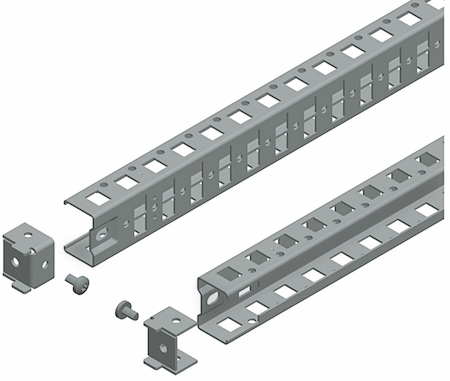 Schneider Electric NSYSUCR40220 2 ОДНОРЯДНЫЕ УНИВЕРСАЛЬНЫЕ ПОПЕРЕЧНЫЕ РЕЙКИ 2200